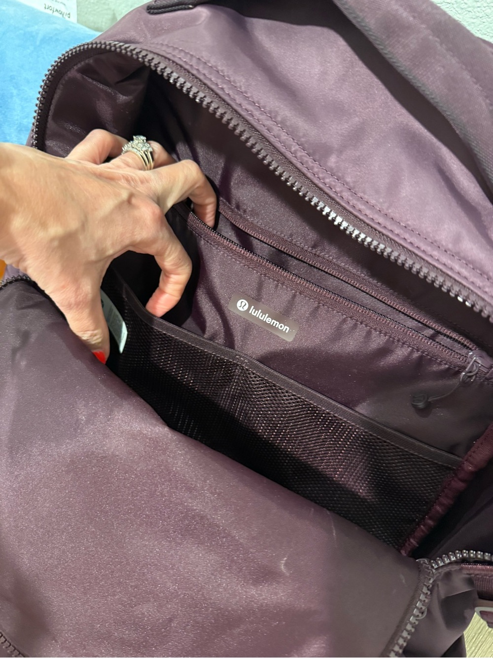 lululemon athletica Women’s Deep Plum Backpack - Picture 9 of 9
